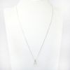 Picture of 14k White Gold Modified Triangle Brilliant Diamond Necklace 