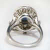Picture of Platinum Sapphire and Diamond Ring