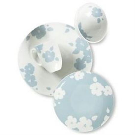 Picture for pattern Floral Silhouette, Blue Bell