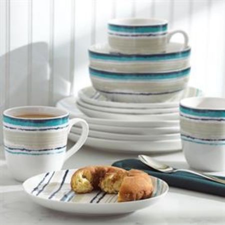 Picture for pattern Woven Stripes, Teal