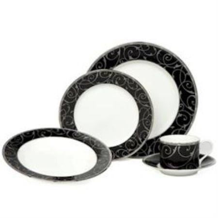 Picture for pattern Elegant Scroll Black