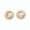 Picture of 14k Yellow Gold Diamond Earring Jackets 