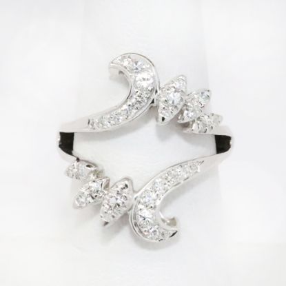 Picture of 14k White Gold Diamond Insert Ring 