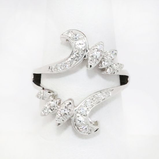 Picture of 14k White Gold Diamond Insert Ring 