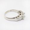 Picture of 14k White Gold 1.05CT Ascher Cut Diamond Engagement Ring 