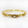 Picture of Antique Etruscan Revival 14k Yellow Gold & Opal Bangle Bracelet