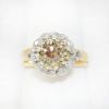 Picture of Antique 14k Gold & Fancy Color Old European Cut Natural Diamond Ring
