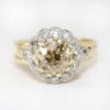 Picture of Antique 14k Gold & Fancy Color Old European Cut Natural Diamond Ring