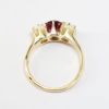 Picture of Vintage 14k Yellow Gold, Ruby & Pearl Ring