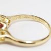 Picture of Vintage 14k Yellow Gold, Ruby & Pearl Ring