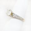 Picture of Vintage Two-Tone 14k Gold & Diamond Solitaire Engagement Ring