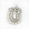 Picture of Vintage 1935-1945 Eisenberg Original Sterling Silver & Rhinestone Fur Clip