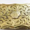 Picture of Victorian English Gilt Silver Vinaigrette by Nathaniel Mills, Birmingham