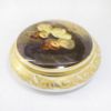 Picture of Rare KPM Porcelain Trinket Box with Hand Painted Chicks on Lid