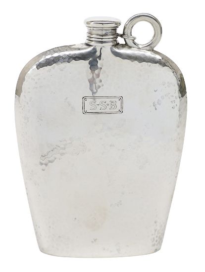 Picture of Antique Watrous Division of International Silver Hammered Liquor Decanter