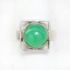 Picture of Mid Century Modernist Sterling Silver & Chrysoprase Ring by Erik Granit