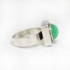 Picture of Mid Century Modernist Sterling Silver & Chrysoprase Ring by Erik Granit