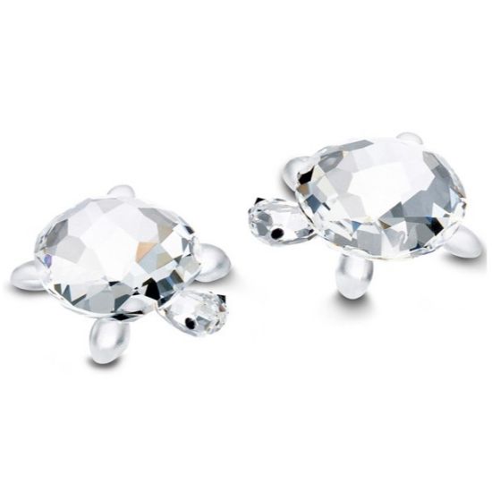 Picture of 'Baby Tortoises' Pair of Figurines #220960 by Swarovski Crystal