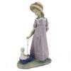 Picture of 'Pulling dolls Carriage' Porcelain Figurine #5044 by Lladro 