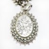 Picture of Antique Victorian Sterling Silver Locket with Original Chain