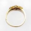 Picture of Antique English Victorian 12k Gold, Sapphire & Pearl Ring