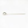Picture of Antique Edwardian 14k White Gold & Aquamarine Stick Pin