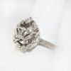 Picture of Vintage 14k White Gold Order of the Eastern Star Ring with Crown & Sword