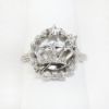 Picture of Vintage 14k White Gold Order of the Eastern Star Ring with Crown & Sword
