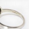 Picture of Vintage 14k White Gold Order of the Eastern Star Ring with Crown & Sword