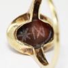 Picture of Vintage 10k Gold & Carved Rhodonite Scarab Ring