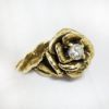 Picture of Vintage Hand Wrought 14k Gold & Diamond Rose Ring
