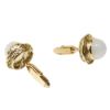 Picture of 14k Yellow Gold Cat's-Eye Moonstone Cufflinks