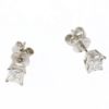 Picture of 14k White Gold Diamond Earrings 