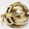 Picture of Antique English 9k & Silver Masonic Folding Orb Fob/Charm with Symbols Inside