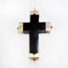 Picture of Victorian 10k Gold & Whitby Jet Mourning Cross Pendant