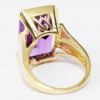 Picture of 14k Yellow Gold Amethyst Ring