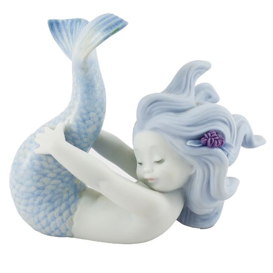 Picture of LLADRO  PLAYING AT SEA MERMAID FIGURINE #18111