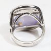 Picture of 14k White Gold Star Sapphire and Tourmaline Ring