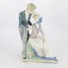 Picture of Lladro "Courting Couple" with Umbrella 