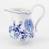 Picture of Blue Onion Cups. Saucers and Serving Dish