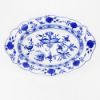 Picture of Blue Onion Cups. Saucers and Serving Dish