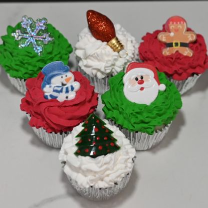 Picture of Faux Christmas Cupcake, Assorted Styles