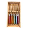 Picture of Laguiole Rainbow 6-Piece Steak Knife Set
