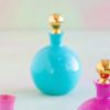 Picture of Turquoise 'Sugar Plum' Glass Decanter