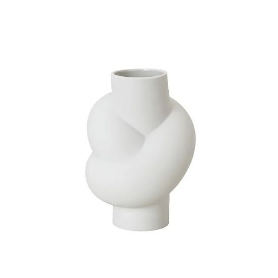 Picture of 'Node' Midi Vase in Matte White