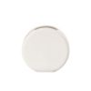 Picture of Versace by Rosenthal 'La Medusa Mini' White Round Disc Vase