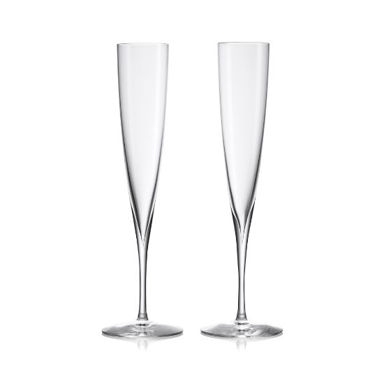 Picture of Set of 2 Trumpet Champagne Flutes