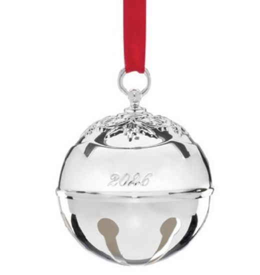 Picture of 2026 51st Edition Holly Bell Ornament by Reed & Barton