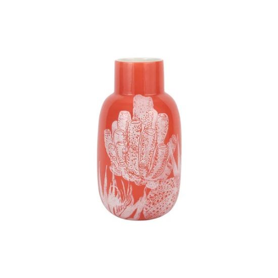 Picture of Coral Fluted Vase