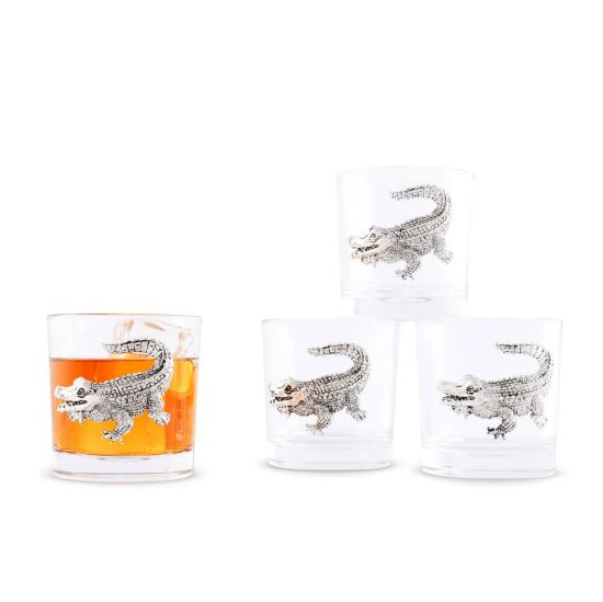 Picture of Alligator Bar Glasses, Set of 4